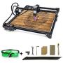 ORTUR Laser Master 2, Laser Engraver CNC, Laser Engraving Cutting Machine, DIY Laser Marking for Metal with 32-bit Motherboard LaserGRBL(LightBurn), 400x430mm Large Engraving Area (LU1-4)