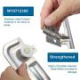 Upgraded 20 PCS W10712395 Dishwasher Upper Rack Adjuster Metal Kit & Compatible with kenmore whirlpool kitchen aid,Dishwasher Parts Replacement for W10250159 W10350375 AP5957560 W10712395VP