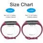 Pack 3 Silicone Bands for Fitbit Charge 4 / Fitbit Charge 3 / Charge 3 SE Replacement Wristbands for Women Men Small Large(Without Tracker) (Small: for 5.5''-7.1'' Wrists, Black+Navy Blue+Wine Red)