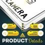 Smile Youre On Camera Sign, Video Surveillance Warning, 7” x 10” Industrial Grade Aluminum, Easy Mounting, Rust-Free/Fade Resistance, Indoor/Outdoor, USA Made by MY SIGN CENTER