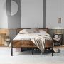 IRONCK Queen Bed Frame with Headboard Industrial, Bed Frame Queen Size with 16 Heavy Duty Steel Slats and 10 Legs, More Stronger, Noise-Free, Mattress Foundation No Box Spring Needed