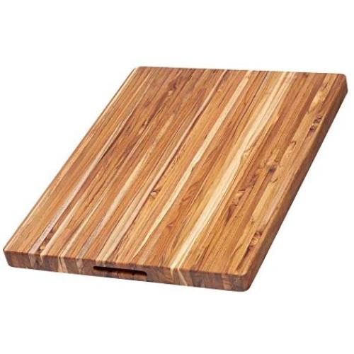 Teakhaus by Proteak Edge Grain Carving Board w/Hand Grip (Rectangle) | 24'' x 18'' x 1.5''