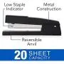 Swingline Stapler, 747, Classic Desktop Stapler Heavy Duty, 20 Sheet Capacity, Portable, Durable Metal Stapler for Office Desk Accessories or Home Office Supplies, Black (74701)