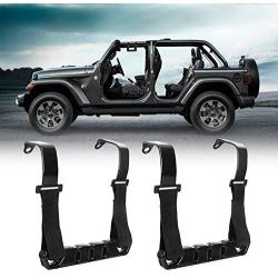 BORDAN Wrangler Grab Handles Front Metal Roll Bar Handles Kit for 2018-2020 Wrangler JL & Gladiator JT