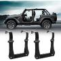 BORDAN Wrangler Grab Handles Front Metal Roll Bar Handles Kit for 2018-2020 Wrangler JL & Gladiator JT