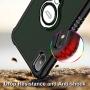 ICONFLANG Compatible Phone Case for iPhone Xs Max 6.5'' with Ring Kickstand 360 Degree Rotating Drop Airbag Protection Shock Absorption Case [Compatible Magnetic Car Mount case] (Dark Green)