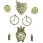 Antiqued Bronze Clock Face Charm Pendant, JIALEEY Wholesale Bulk Lots Mixed Gears Steampunk Charms Pendants DIY for Necklace Bracelet Jewelry Making and Crafting, 100g(38PCS) Antiqued Bronze Clock Face Charm Pendant, JIALEEY Wholesale Bulk Lots Mixed Gears Steampunk Charms Pendants DIY for Necklace Bracelet Jewelry Making and Crafting, 100g(38PCS)