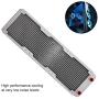 Richer-R Aluminum Radiator,White Heatsink Cooler Cooling Kit,Heat Sink Computer Water Cooling Liquid Heat Exchanger(360mm)