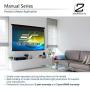 Elite Screens Manual Series, 80-INCH, Pull Down Manual Projector Screen with AUTO LOCK, Movie Home Theater 8K / 4K Ultra HD 3D Ready, 2-YEAR WARRANTY, M80NWV, 4:3, white