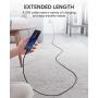 AUKEY USB C to USB C Cable 10ft [100W 20V/5A], USB Type C Cable Braided Nylon Type C Charging Cable Fast Charge for Samsung Galaxy S20/S10/Note10+, Google Pixel 3/4 XL MacBook Pro, iPad Pro, and More