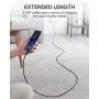 AUKEY USB C to USB C Cable 10ft [100W 20V/5A], USB Type C Cable Braided Nylon Type C Charging Cable Fast Charge for Samsung Galaxy S20/S10/Note10+, Google Pixel 3/4 XL MacBook Pro, iPad Pro, and More