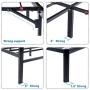 V&LX 14 inch Tall Heavy-Duty Steel Slats/1.0T Steel Frame/V1402/ Head Support/Bed Frame/Platform Bed (Queen)