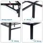 V&LX 14 inch Tall Heavy-Duty Steel Slats/1.0T Steel Frame/V1402/ Head Support/Bed Frame/Platform Bed (Queen) V&LX 14 inch Tall Heavy-Duty Steel Slats/1.0T Steel Frame/V1402/ Head Support/Bed Frame/Platform Bed (Queen)