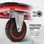 Push Cart Dolly by Wellmax, Moving Platform Hand Truck, Foldable for Easy Storage and 360 Degree Swivel Wheels with 660lb Weight Capacity, Red Color Push Cart Dolly by Wellmax, Moving Platform Hand Truck, Foldable for Easy Storage and 360 Degree Swivel Wheels with 660lb Weight Capacity, Red Color