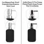 TopHomeStore Stainless Steel Soap and Lotion Dispenser Pumps, 2 Pieces, Replacement for Your Bottles, Includes 2 Nine Inch Tubes (2 Pack)