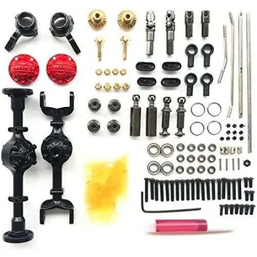 WPL Upgrade DIY Modified Accessories Full Metal Spare Part with Metal Shaft Shell Official OP Fitting for B14 B24 C14 C24 C34 WPL Upgrade DIY Modified Accessories Full Metal Spare Part with Metal Shaft Shell Official OP Fitting for B14 B24 C14 C24 C34
