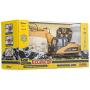 Top Race 15 Channel Full Functional Professional RC Excavator, Battery Powered Remote Control Construction Tractor Metal Shovel, TR-211