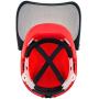 NoCry 6-in-1 Industrial Forestry Safety Helmet and Hearing Protection System with Two Protective Visors
