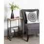 Kate and Laurel Galen Accent Side Table and Magazine Rack with Natural Wood Top and Black Metal Base Kate and Laurel Galen Accent Side Table and Magazine Rack with Natural Wood Top and Black Metal Base