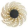 Decorative Starburst Mirror,Metal Wall Mirror,Wall Hanging Mirror in Sunburst Shape (Circle)