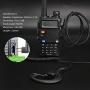 M Head Earpiece Headset PTT with Mic for 2-pin Motorola Two Way Radio 6 Pack