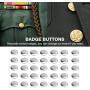 1000pcs 58mm DIY Blank Pin Badge Button Cover Clip Pin Parts Consumables for Pro Button Maker Machine (2.3 inch(58mm))