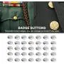 1000pcs 58mm DIY Blank Pin Badge Button Cover Clip Pin Parts Consumables for Pro Button Maker Machine (2.3 inch(58mm)) 1000pcs 58mm DIY Blank Pin Badge Button Cover Clip Pin Parts Consumables for Pro Button Maker Machine (2.3 inch(58mm))