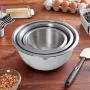 OXO Good Grips 3-Piece Stainless-Steel Mixing Bowl Set OXO Good Grips 3-Piece Stainless-Steel Mixing Bowl Set