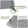 WHITGO Dish Drying Rack with Drain Board, Stainless Steel Dish Drainer Drying Rack with Utensil Holder for Kitchen Counter, Dish drain rack with One Cleaning Cloth