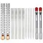 Soapstone Holde Set r with Flat Round Set/Mark White Clear and Removable Markings on steels,Professional Quality Soapstone Pens for Welding and Welders, Aluminum, and Cast Iron Soapstone Holde Set r with Flat Round Set/Mark White Clear and Removable Markings on steels,Professional Quality Soapstone Pens for Welding and Welders, Aluminum, and Cast Iron