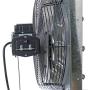 Iliving ILG8SF16V-T Wall-Mount Shutter Exhaust Fan, 16'' - Variable Speed, Silver