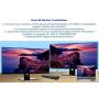 MEDIAGEAR 60W Power Delivery USB C Dual 4K Ultra Docking Station: Single 5K@60Hz/Dual 4K @60HZ 2 HDMI+2 DisplayPort, 6 USB 3.0, Ethernet, Audio Mic Compatible w/Mac & Windows OS + Thunderbolt 3