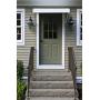 NuImage Awnings 48425 Series 2500 Aluminum Door Canopy with Support Arms, White