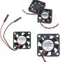 MakerFocus 2pcs Raspberry Pi Fan 30x 30mm DC Brushless Cooling Fan Heatsink Cooler Radiator One-to-Two Interface 3.3V 5V for Raspberry Pi 4 Pi 3 3B+ and Pi Zero/Zero W or Other Robot Project