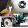 Lenink Grinder Outer Lock Flange Nut,Grinder Nut Compatible with Black & Decker Dewalt Milwaukee Makita 193465-4 Bosch Ryobi,Grinder Wrench Spanner + Metal Outer Inner Lock Nut Kit(5 pcs) Lenink Grinder Outer Lock Flange Nut,Grinder Nut Compatible with Black & Decker Dewalt Milwaukee Makita 193465-4 Bosch Ryobi,Grinder Wrench Spanner + Metal Outer Inner Lock Nut Kit(5 pcs)