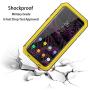 Galaxy S9 Case,Tomplus Armor Tank Aluminum Metal Shockproof Military Heavy Duty Protector Cover Hard Case for Samsung Galaxy S9 (Yellow)