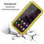 Galaxy S9 Case,Tomplus Armor Tank Aluminum Metal Shockproof Military Heavy Duty Protector Cover Hard Case for Samsung Galaxy S9 (Yellow)