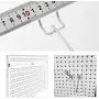 80 Pack 4 inch Metal Pegboard Hooks fits 1/8 Pegboard, Slatwall Holes and Grid Wire Panels, 1/8 inch Diameter PEG Board Pegboard Shelving Hooks for Garage, Office, Kitchen, Craft Shop, Retail Shop 80 Pack 4 inch Metal Pegboard Hooks fits 1/8 Pegboard, Slatwall Holes and Grid Wire Panels, 1/8 inch Diameter PEG Board Pegboard Shelving Hooks for Garage, Office, Kitchen, Craft Shop, Retail Shop