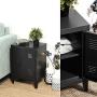 HouseinBox Low Standing Locker Organizer Side End Table Office File Storage Metal Cabinet Cupboard Unit Detachable 4 Legs,Size:15.9 x 12 x 22.6 (Black) HouseinBox Low Standing Locker Organizer Side End Table Office File Storage Metal Cabinet Cupboard Unit Detachable 4 Legs,Size:15.9 x 12 x 22.6 (Black)