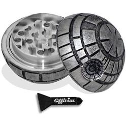 Death Star Herb Grinder - Star Wars Grinder With BONUS Scraper - Star Wars Gifts - Herb & Spice Tool With Catcher - 3 Part Grinder, 2.2 Inches by Nestpark