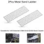 Fityle 2 Pcs Silver Sand Ladders Ramps For 1:10 Scale RC Truck Accessories Fityle 2 Pcs Silver Sand Ladders Ramps For 1:10 Scale RC Truck Accessories