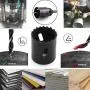 HJ Garden 5pcs 1-3/4 inch Desk Wire Cord Cable Grommets Hole Cover with Hole Saw Kit High Speed Bi-Metal Holesaw Drill Bits for Office PC Desk Cable Cord Organizer HJ Garden 5pcs 1-3/4 inch Desk Wire Cord Cable Grommets Hole Cover with Hole Saw Kit High Speed Bi-Metal Holesaw Drill Bits for Office PC Desk Cable Cord Organizer