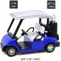 6 Pack Die-cast Metal Golf Cart Mini Model Toy 1:20 Scale Golfcart Pullback Vehicle (4.75 Inches)