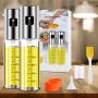 Anmyox Olive Oil Sprayer Set, 100ml 5 In 1 Oil Dispenser Glass Bottle for Bbq Salad Cooking Roasting Grilling Baking(2 Pcs))