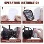 Face Cover NASUM Face Cover Reusable Half Face Cover,Paint Face Cover for Painting, Machine Polishing, Welding and Other Work Protection(Medium)