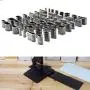 ATPWONZ 52 Shape Style One Hole Hollow Punch Cutter Set for Handmade DIY Leather Craft ATPWONZ 52 Shape Style One Hole Hollow Punch Cutter Set for Handmade DIY Leather Craft