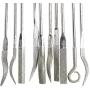 Tvoip 10 Pieces 3x140mm Diamond Mini Needle File Set Hand Tools for Ceramic Glass Gem Stone Hobbies and Crafts Wood and Metal File