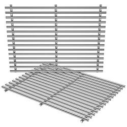 Stanbroil Stainless Steel Grill Cooking Grates for Weber Spirit 500, Genesis Silver A and Spirit 200 Series (with Side Control Panels) Gas Grill, Replacement parts for Weber 7521 7522 7523 65904 65905