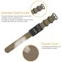 Fintie Band Compatible with Garmin VIVOACTIVE HR, Soft Nylon Sport Straps Adjustable Replacement Watch Bands with Metal Buckle Wristband Compatible Garmin Vivoactive HR Sports GPS Smart Watch