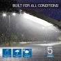 LEDMO 300W LED Parking Lot Lights with Adjustable Arm Mount Dusk-to-Dawn Photocell Sensor, Outdoor Parking Lot Lighting 36000LM, 5000K, PI65 LEDMO 300W LED Parking Lot Lights with Adjustable Arm Mount Dusk-to-Dawn Photocell Sensor, Outdoor Parking Lot Lighting 36000LM, 5000K, PI65